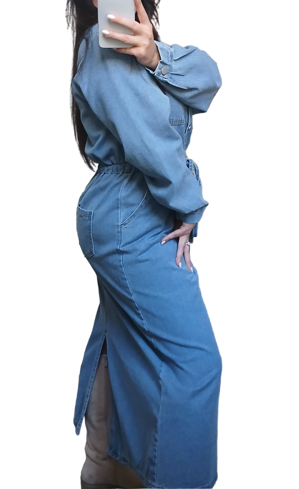 Robe en jean