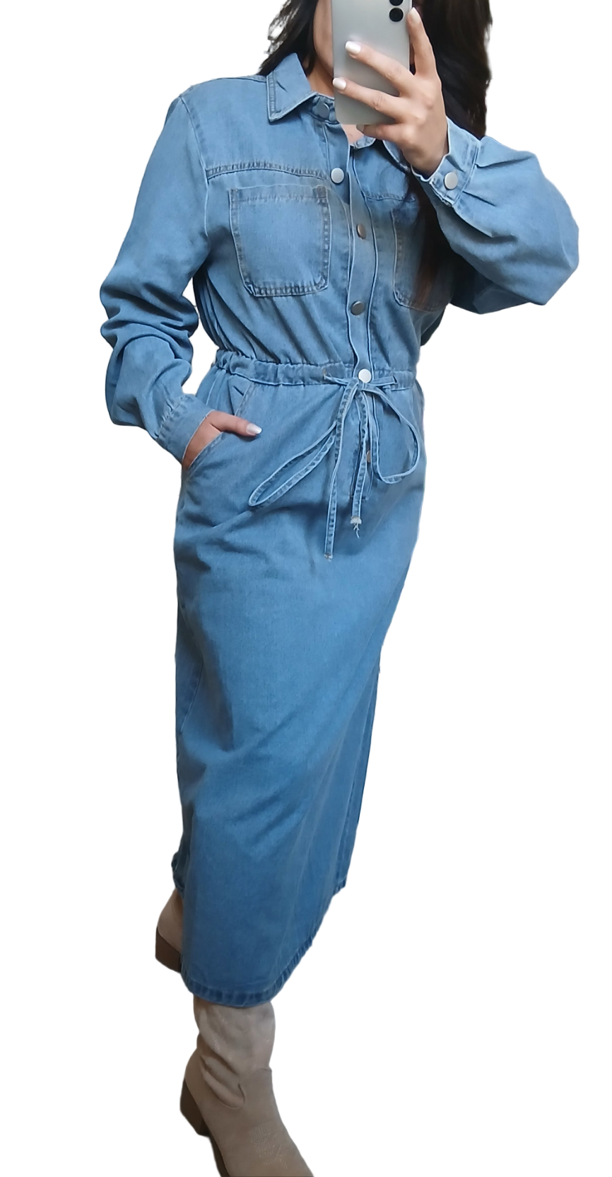 Robe en jean