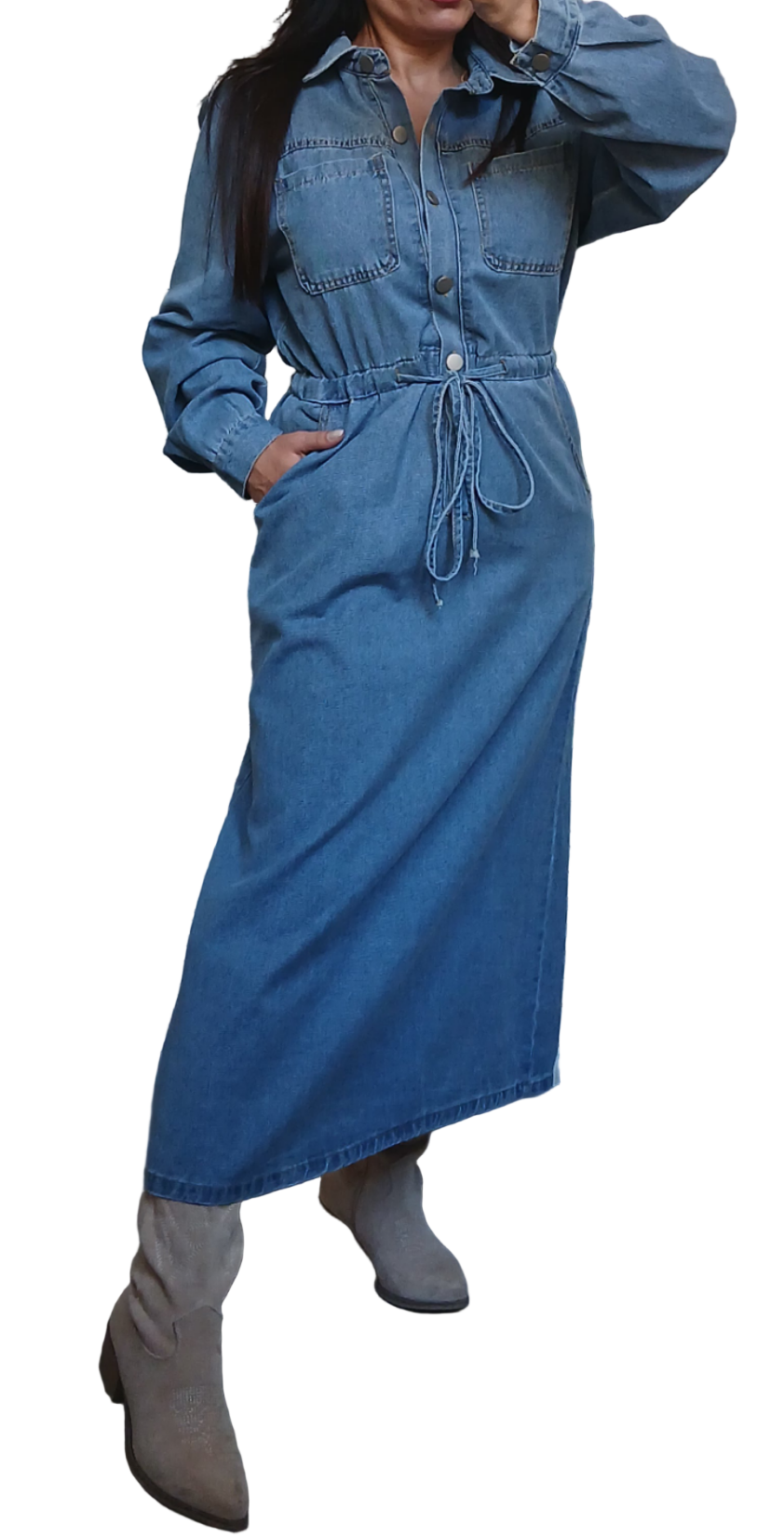 Robe en jean