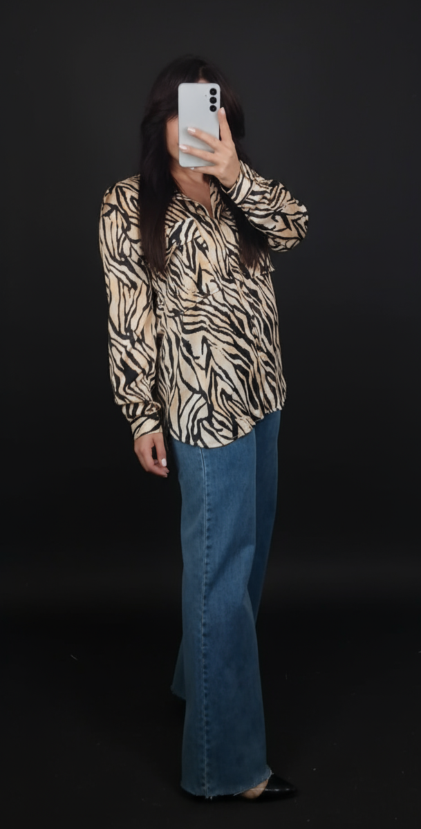 Chemise satinée