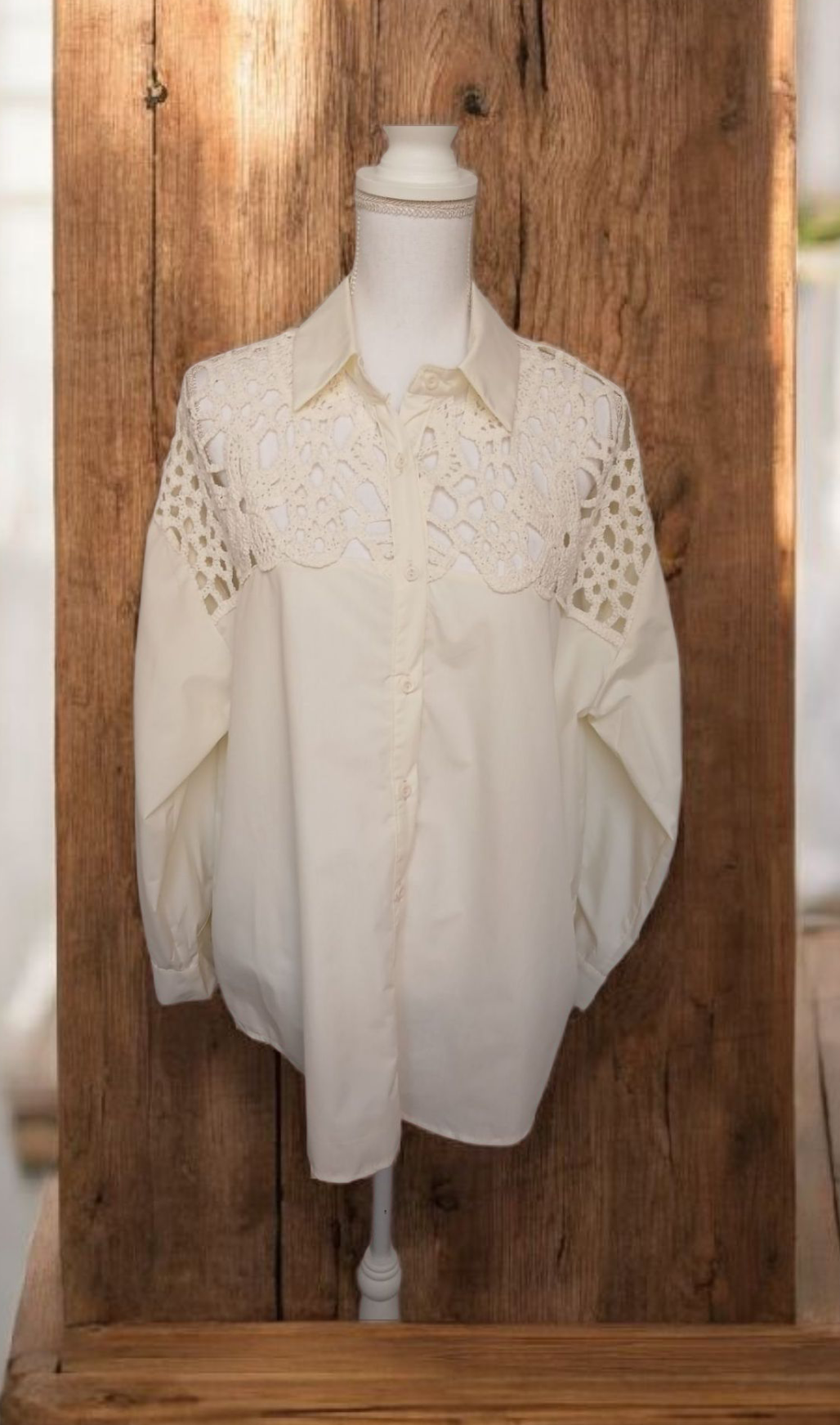 Chemise ajourée