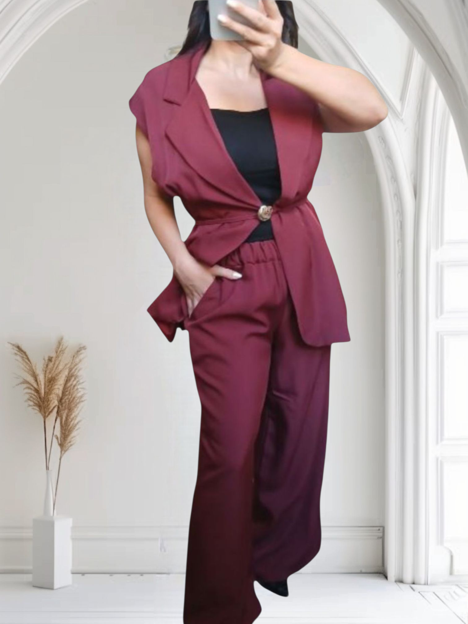 Ensemble bordeaux
