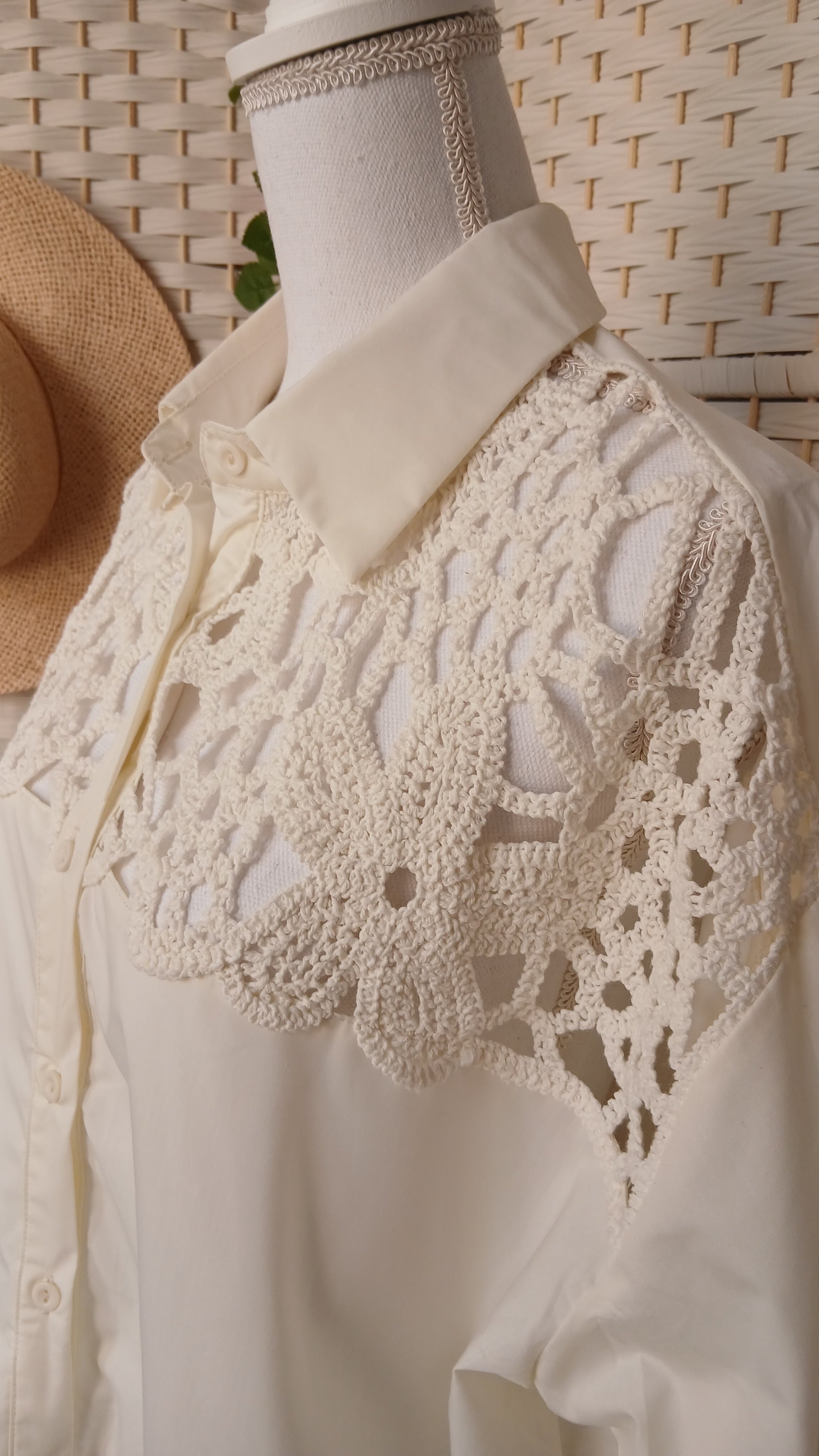Chemise ajourée