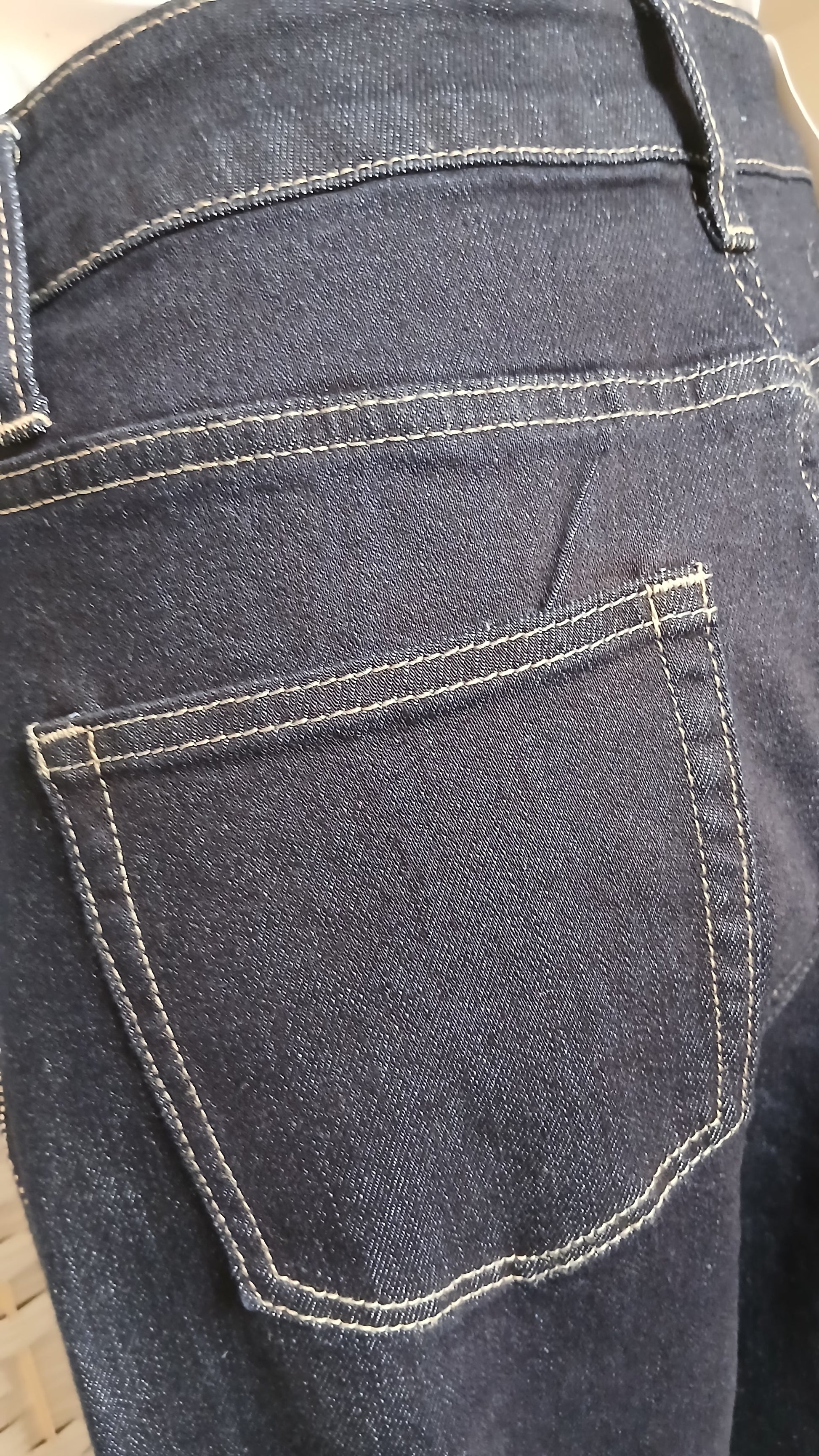 Jean wide leg femme avec strass-Fashion Muse Avenue