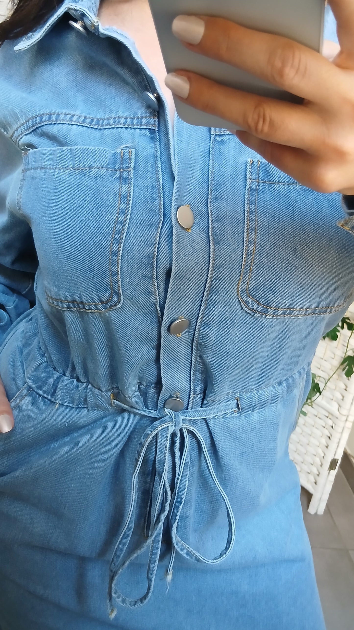 Robe en jean