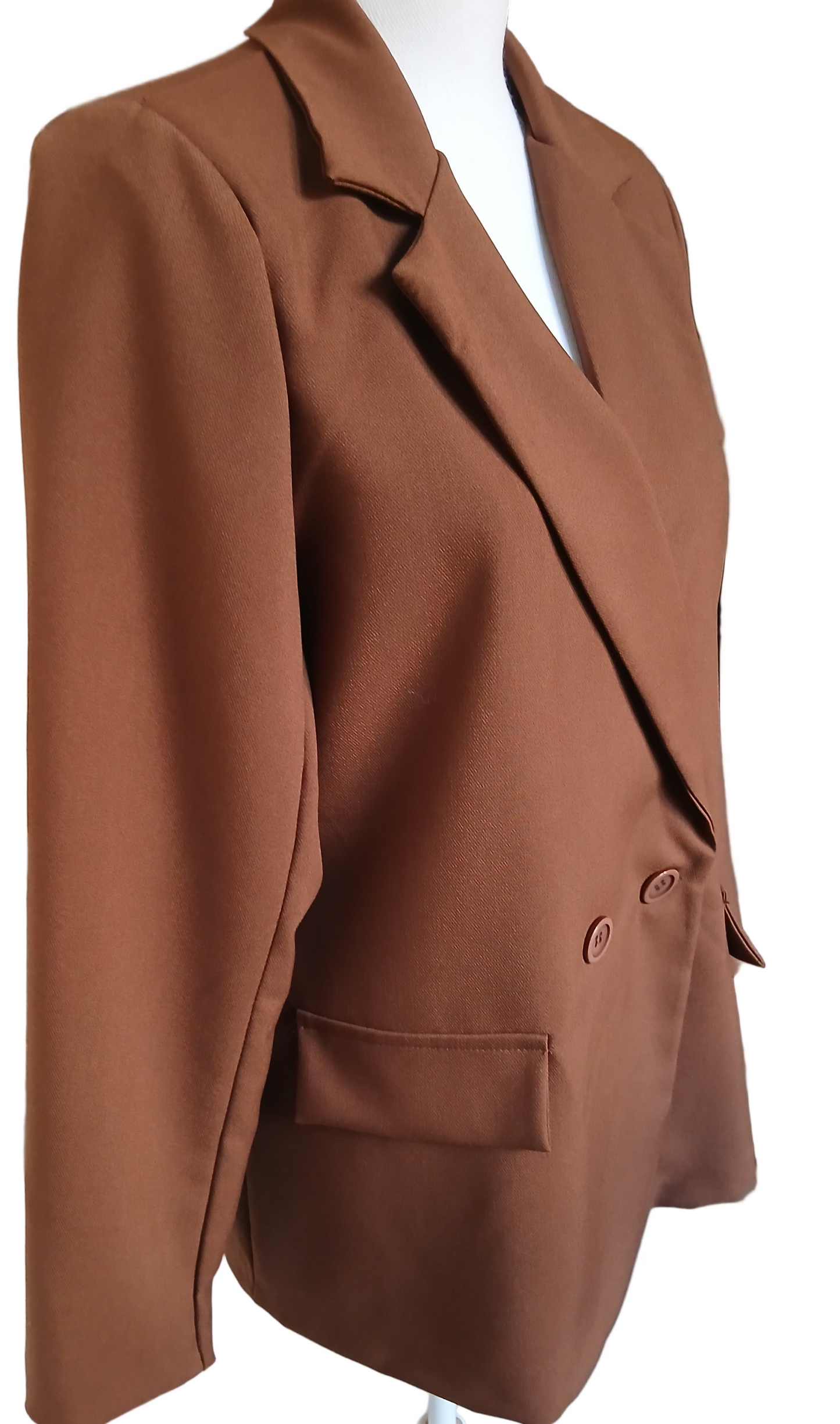 Blazer Femme Marron Chocolat – Élégance Naturelle & Style Intemporel | Fashion Muse Avenue