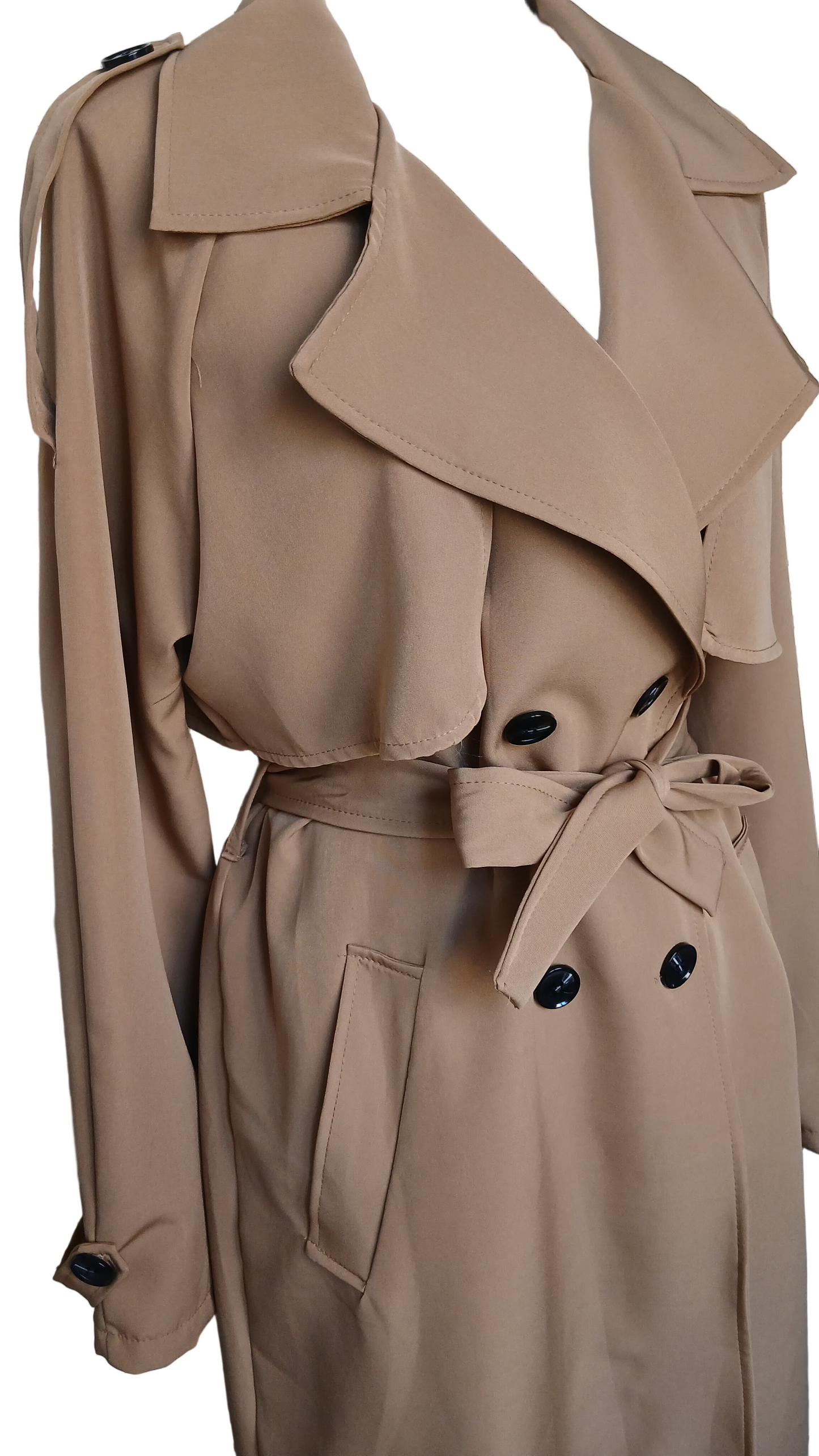 Trench oversize beige
