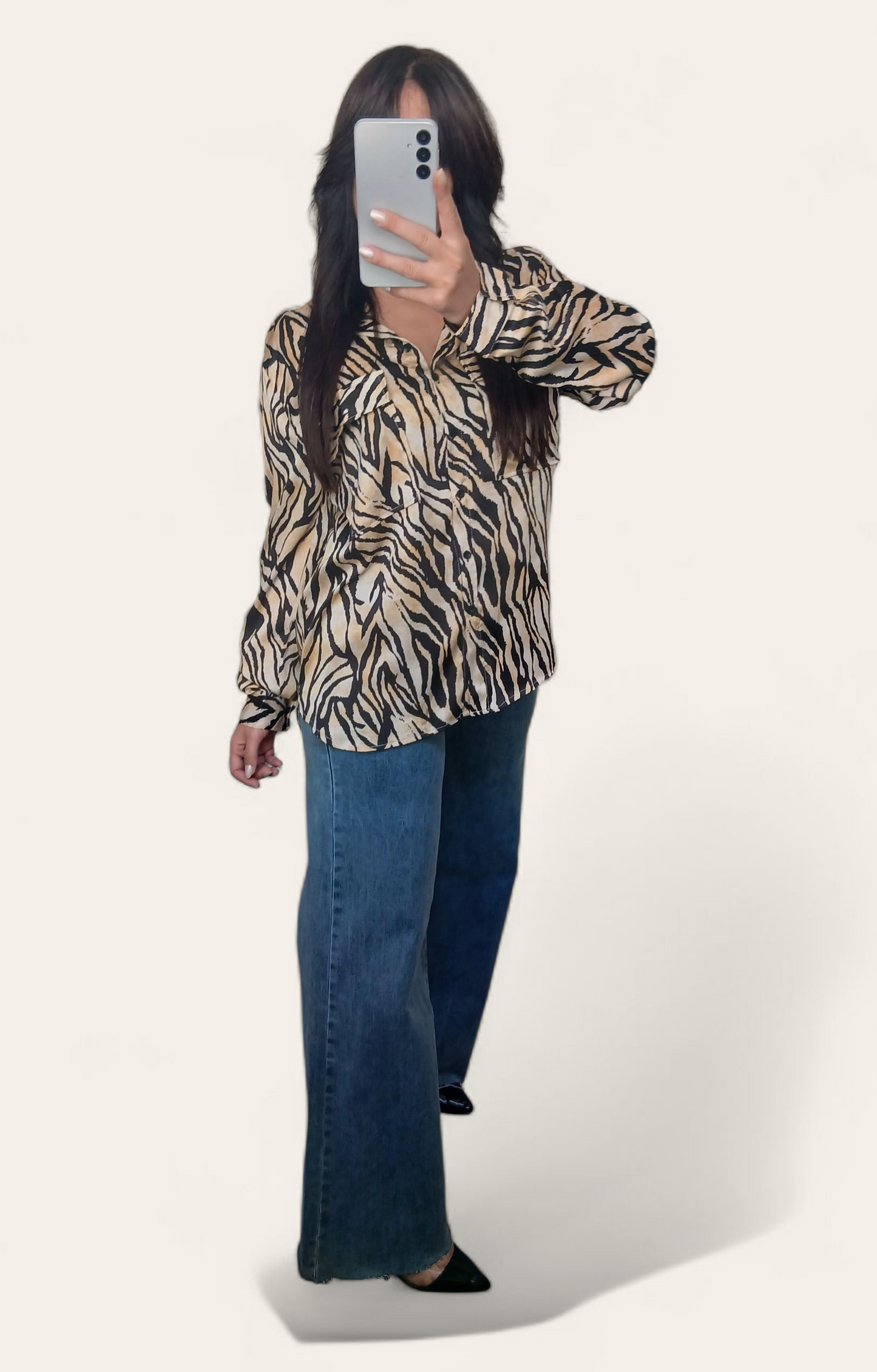 Chemise satinée