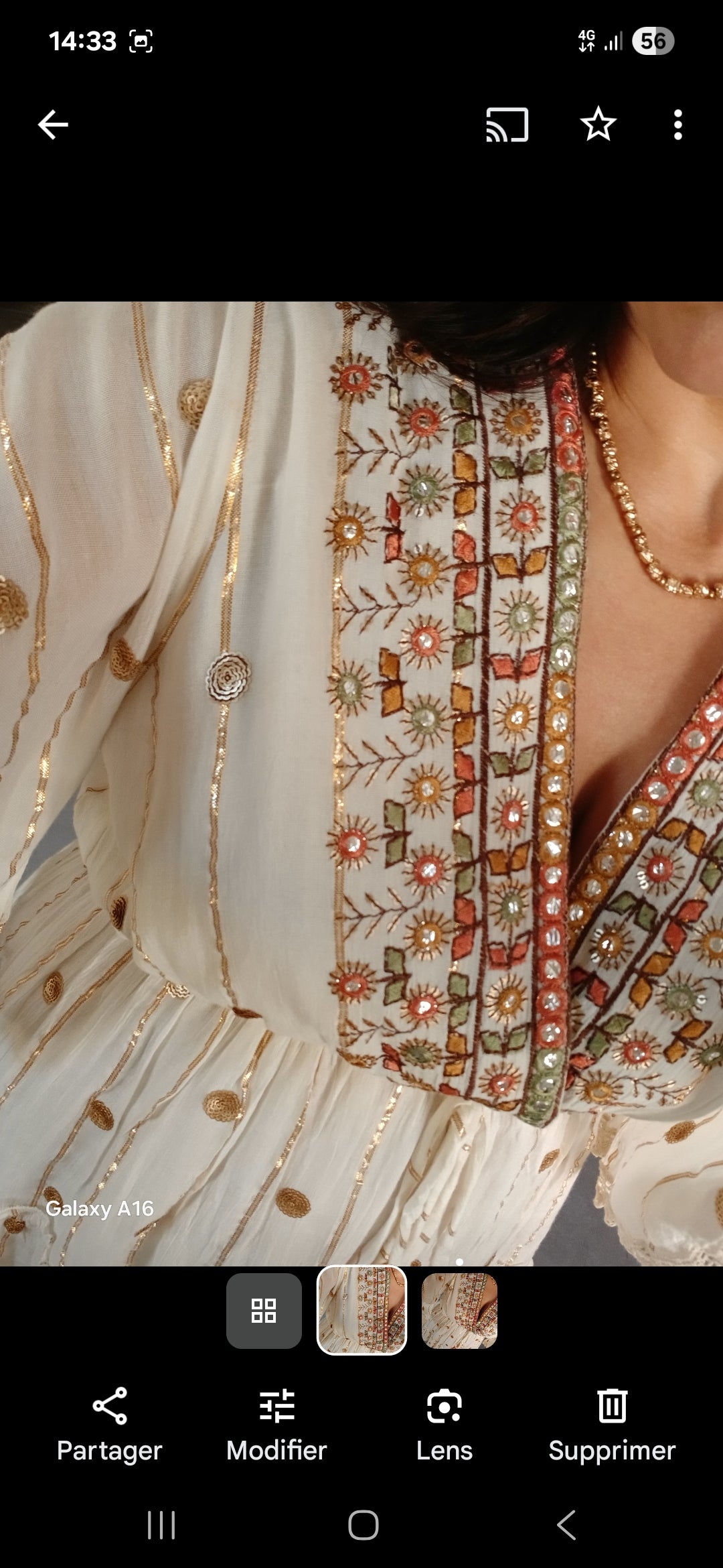 Robe indienne