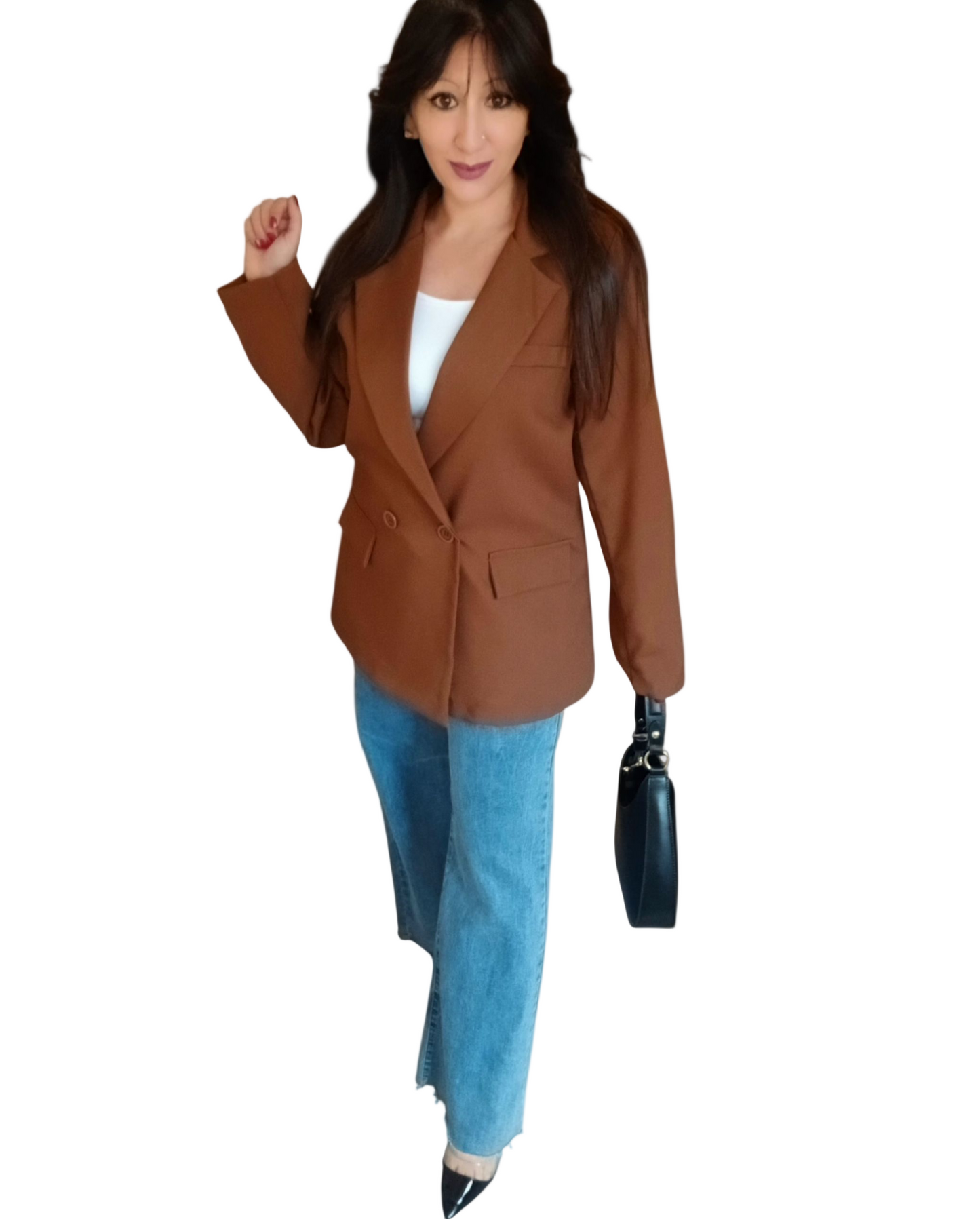 Blazer Femme Marron Chocolat – Élégance Naturelle & Style Intemporel | Fashion Muse Avenue